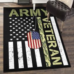 Marines Modern Rugs, Us Army Veteran GS CL Rug