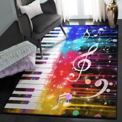 Melody Large Living Room Rugs, Music Rug