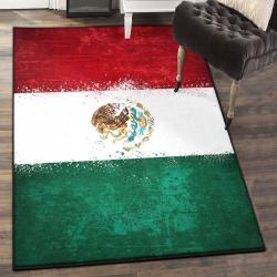 Mexico Carpets For Living Room, Mexico Flag GS CL Rug