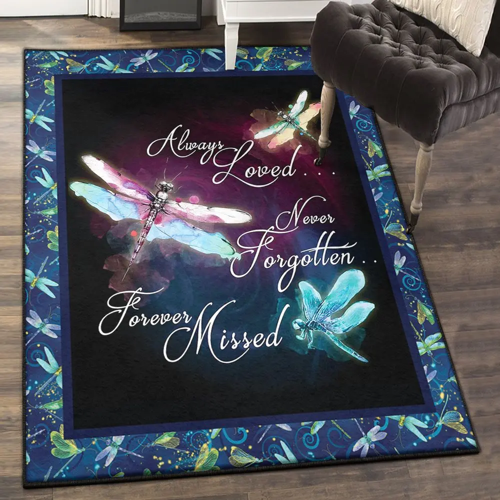 Modern Rugs, Always Loved Never Forgotten Forever Missed Rug