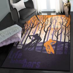 Mountain Area Rugs For Living Room, Mountain Bike Rug
