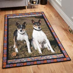 Mouse Washable Rugs, Rat Terrier Rug