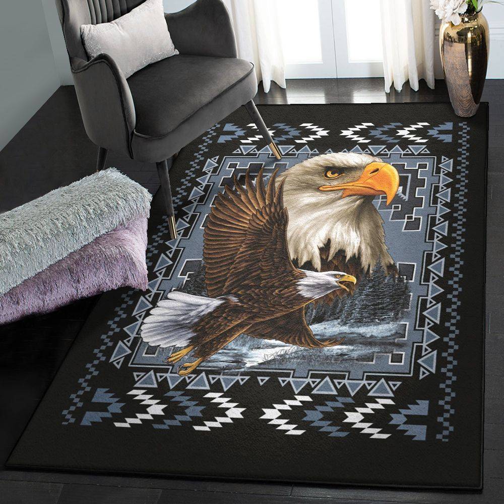 Native Land Bedroom Rugs, Native American Eagle GS 0406TT Rug