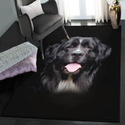 Newfoundland Landscape Modern Rugs, Newfoundland Face Hair Rug