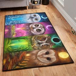 Owl Art Kitchen 2 Rugs, Owl Rug