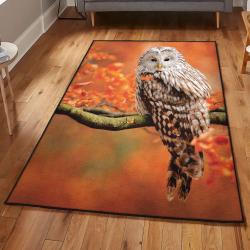Owl Art Kitchen Rugs, Owl Rug