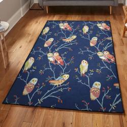 Owl Cute Art Deco Rug, Owls Rug