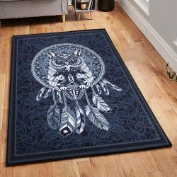 Owl Cute 2 Art Deco Rug, Owl Rug