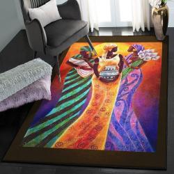 Painter Bedroom Rugs, African American Artist African Art GS CL Rug