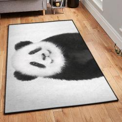 Panda Art Deco Rug, Panda Rug