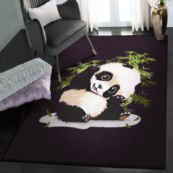 Panda Washable Rugs, Cute Panda Rug