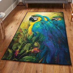 Parrot Washable Rugs, Parrot Rug