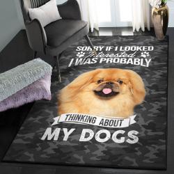 Pekingese Dog Indoor Outdoor Rugs, Pekingese Dog GS CL Rug