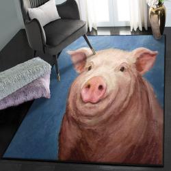 Pig Art Deco Rug, A Pig GS CL Rug