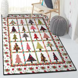 Plants Lover Gift Carpets For Living Room, Christmas Tree Rug