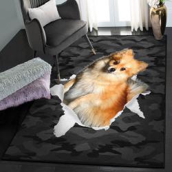 Pomeranian Dog Washable Rugs, Pomeranian Rug