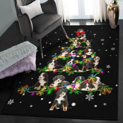 Puppy Dining Room Rug, Bernese Mountain Dog Rug