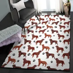 Puppy Paws Kitchen Rugs, Irish Setter Paw GS CL Rug