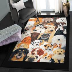 Puppy Washable Area Rugs, Cute Dogs GS 1306TS Rug