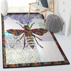 Queen Bee Indoor Outdoor Rugs, Bee Rug