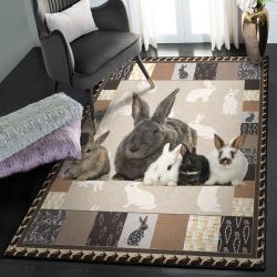 Rabbit Large Area Rugs, Rabbits Rug