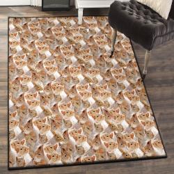 Sciuridae Washable Rugs, Squirrel Full Face Rug