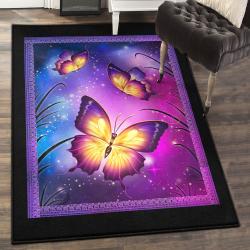 Sky Non Shedding Area Rug, Butterfly Sky GS CL Rug