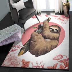 Sloth Large Living Room Rugs, Sloth Rug