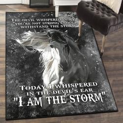 Storm Dining Room Rug, Horse I Am The Storm GS Rug