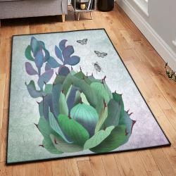 Succulent Modern Rugs, Succulent Rug