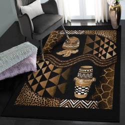 Tribal Modern Rugs, Drums African Tribal GS CL Rug