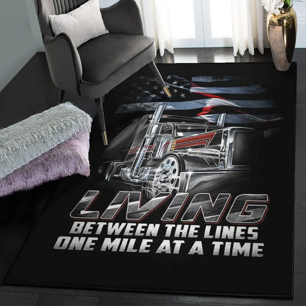 Truck Dining Room Rug, Truck Rug