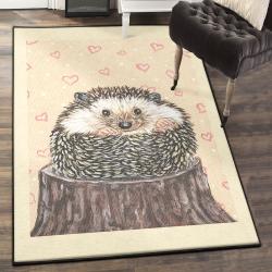 Wild Hedgehog Large Area Rugs, Hedgehog Rug