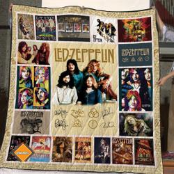 Music Rock Band Music Albums Quilt Fleece Sherpa Blanket Perfect And Unique Gifts For Family On Christmas