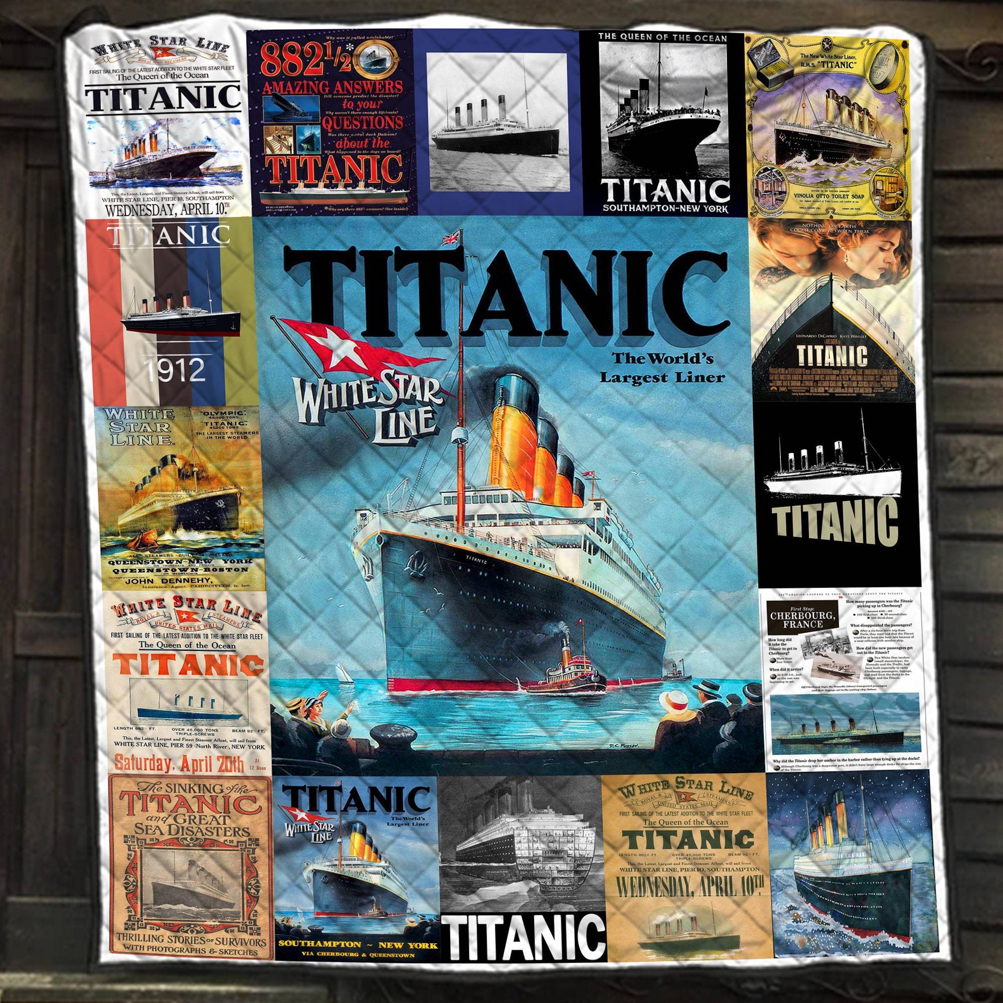 Movie Titanic American Epic Romance And Disaster Film Quilt Fleece Sherpa Blanket Perfect Gifts For Family On Christmas