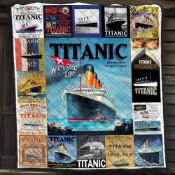 Movie Titanic American Epic Romance And Disaster Film Quilt Fleece Sherpa Blanket Perfect Gifts For Family On Christmas