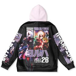Anime 2B Nier Automata Streetwear Hoodie Perfect And Unique Gifts For Otaku Anime Fans On Christmas