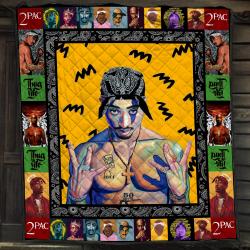 Music 2Pac Albums Gift For Hip Hop Music Lovers Quilt Fleece Sherpa Blanket Perfect Gifts For Family On Christmas