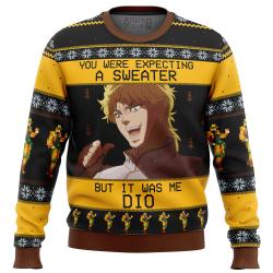 It Was Me Dio Jojo's Bizarre Adventure Ugly Christmas Sweater Perfect And Unique Gifts For Adults Kids On Christmas