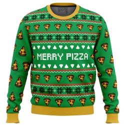 Merry Pizza Ugly Christmas Sweater Perfect And Unique Gifts For Adults Kids On Christmas