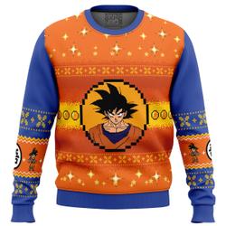 Dragon Ball Z Goku Christmas Ugly Christmas Sweater Perfect And Unique Gifts For Adults Kids On Christmas