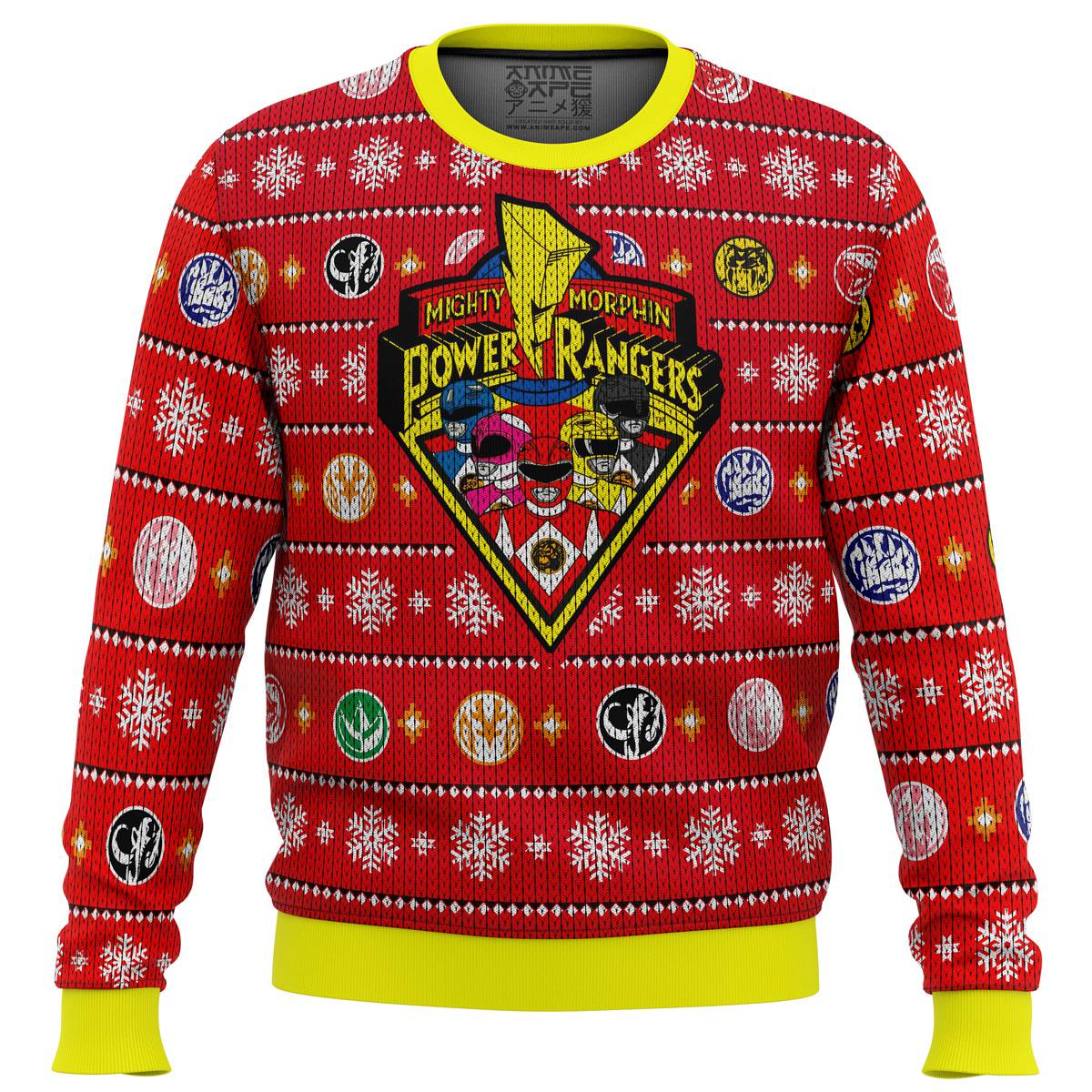 Mighty Morphin Power Rangers Ugly Christmas Sweater Perfect And Unique Gifts For Adults Kids On Christmas