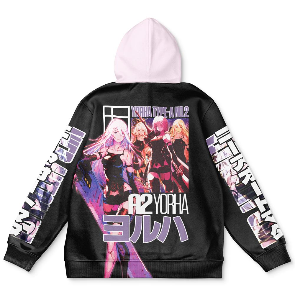 Anime A2 Nier Automata Streetwear Hoodie Perfect And Unique Gifts For Otaku Anime Fans On Christmas