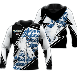 Anime Absol Zip Hoodie Costume Shirt Fan Gift Idea Perfect And Unique Gifts For Otaku Anime Fans On Christmas