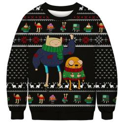 Adventure Time Ugly Christmas Sweater Perfect And Unique Gifts For Adults Kids On Christmas
