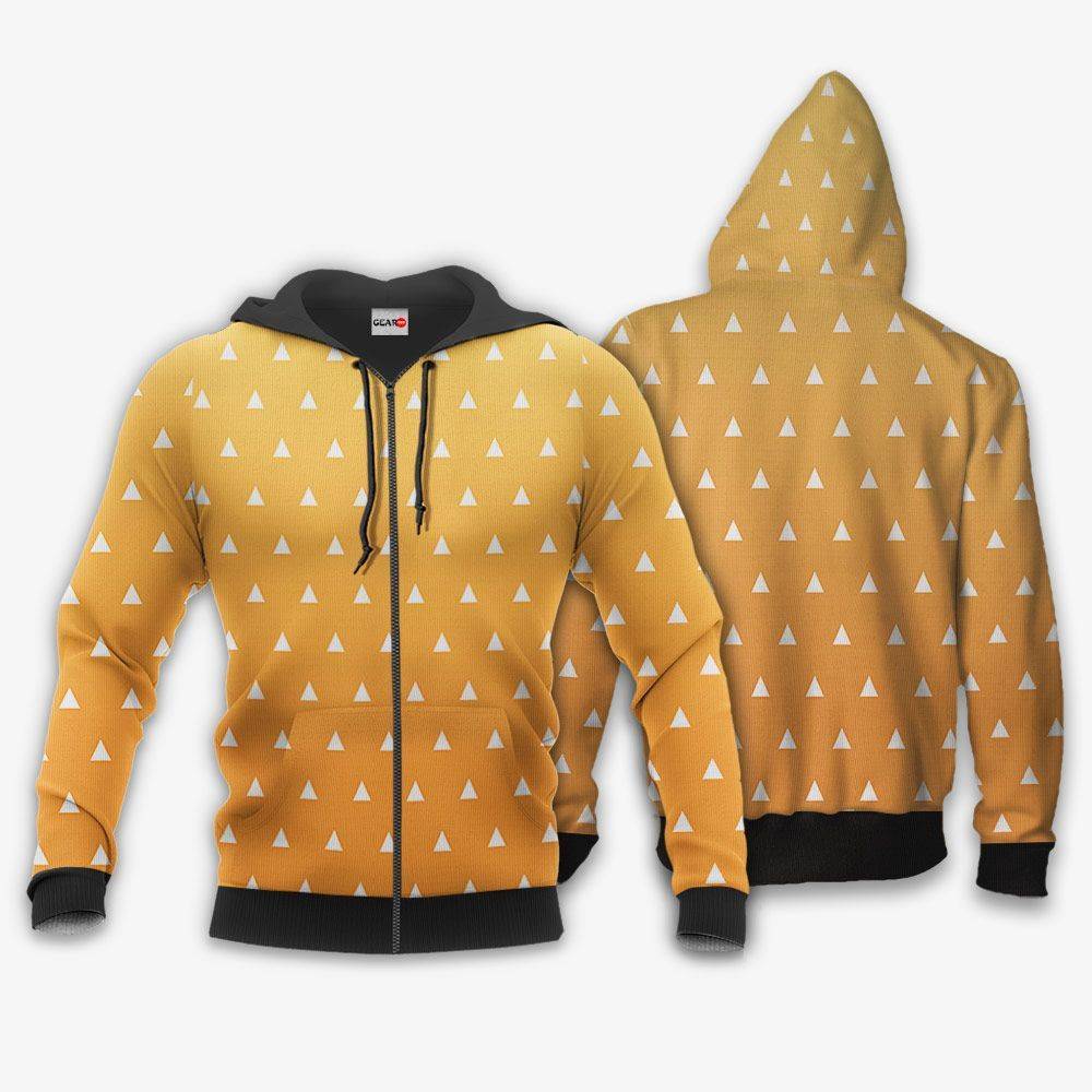 Anime Agatsuma Hoodie Custom Uniform Costume Perfect And Unique Gifts For Otaku Anime Fans On Christmas