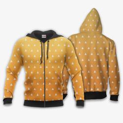 Anime Agatsuma Hoodie Custom Uniform Costume Perfect And Unique Gifts For Otaku Anime Fans On Christmas