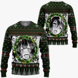 Ahegao Ugly Christmas Sweater Anime Gifts Idea HA2508 Perfect And Unique Gifts For Adults Kids On Christmas