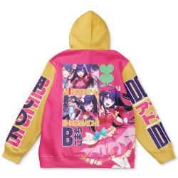 Anime Ai Hoshino Oshi no Ko Streetwear Hoodie Perfect And Unique Gifts For Otaku Anime Fans On Christmas