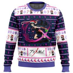 Akame ga Kill Akame Christmas Attack Ugly Christmas Sweater Perfect And Unique Gifts For Adults Kids On Christmas